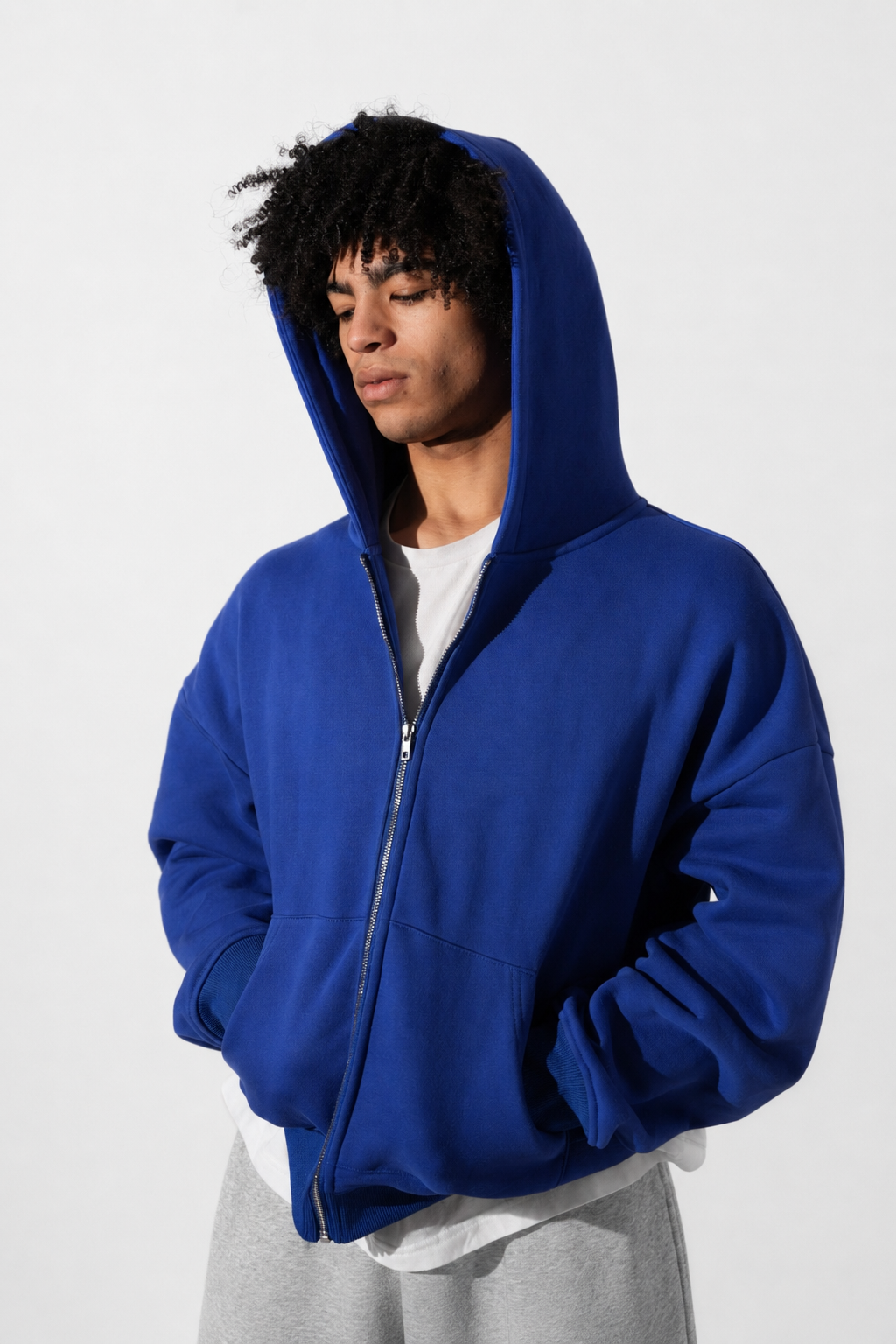 Royal Blue Zip Up