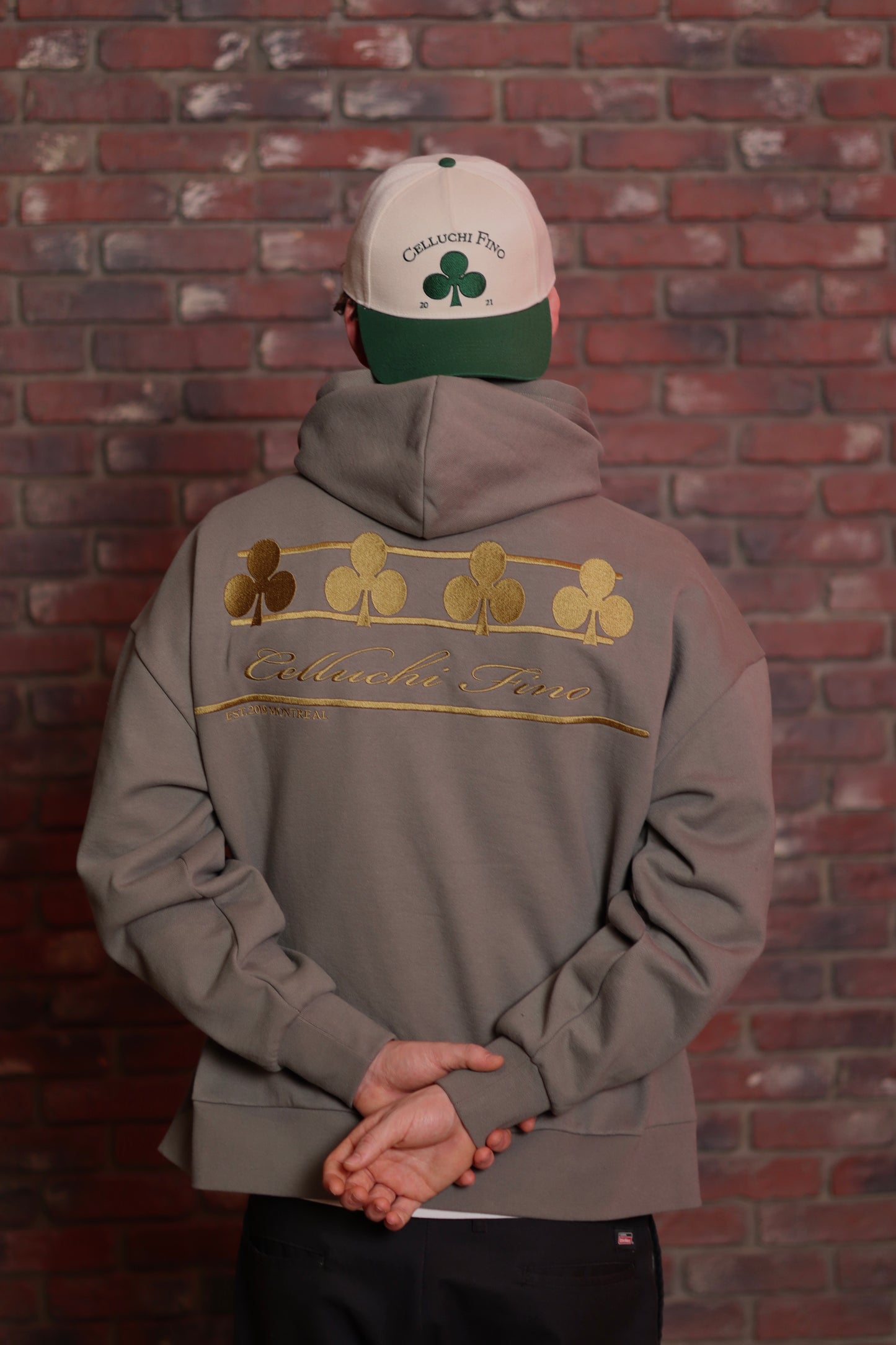 Grey Clover Hoodie