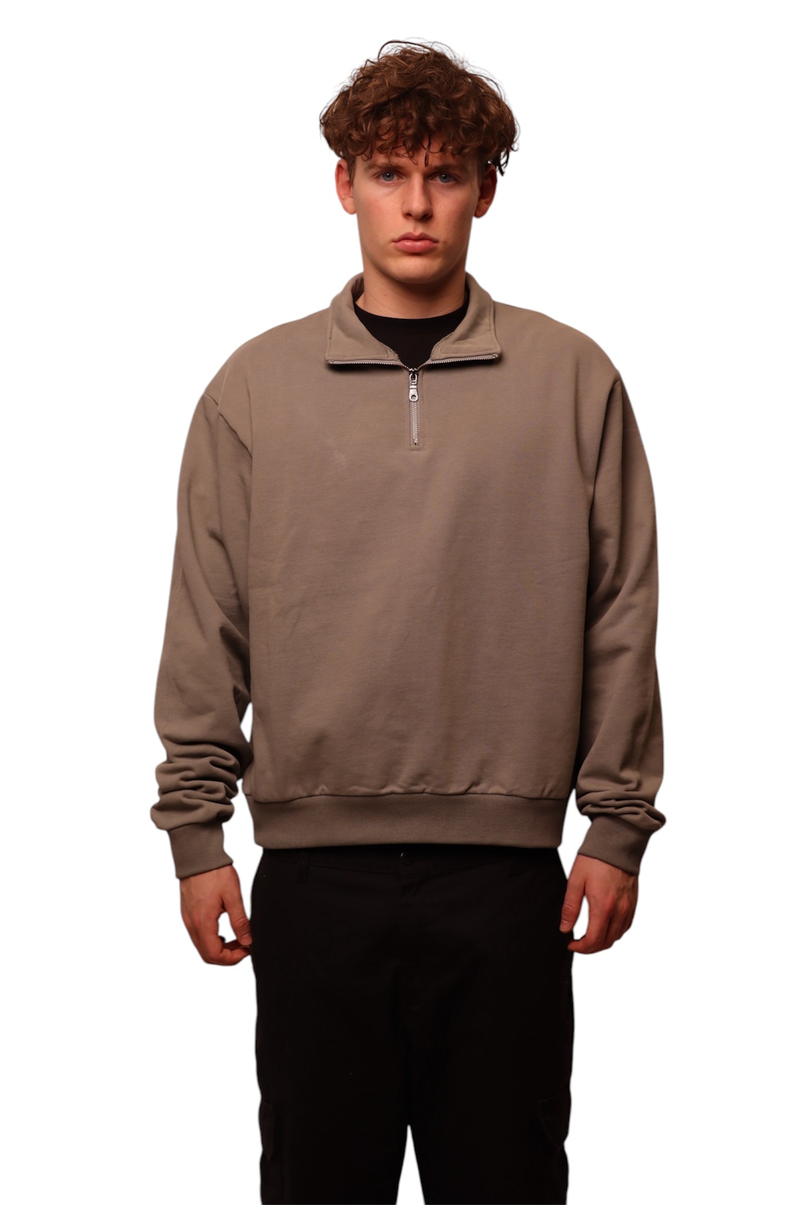 Essential Charcoal Grey Quarter Zip
