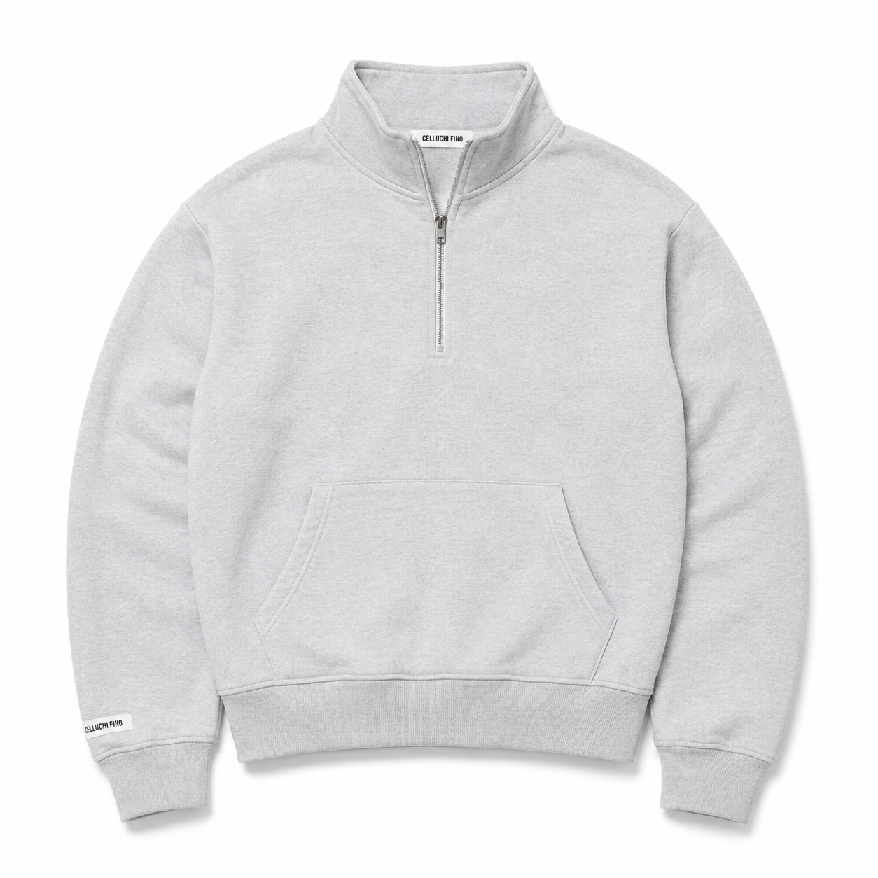 Cozy Grey Quater Zip