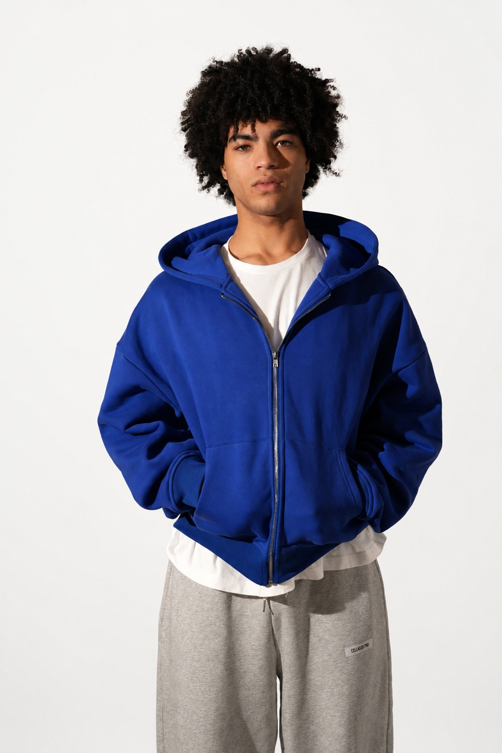 Royal Blue Zip Up