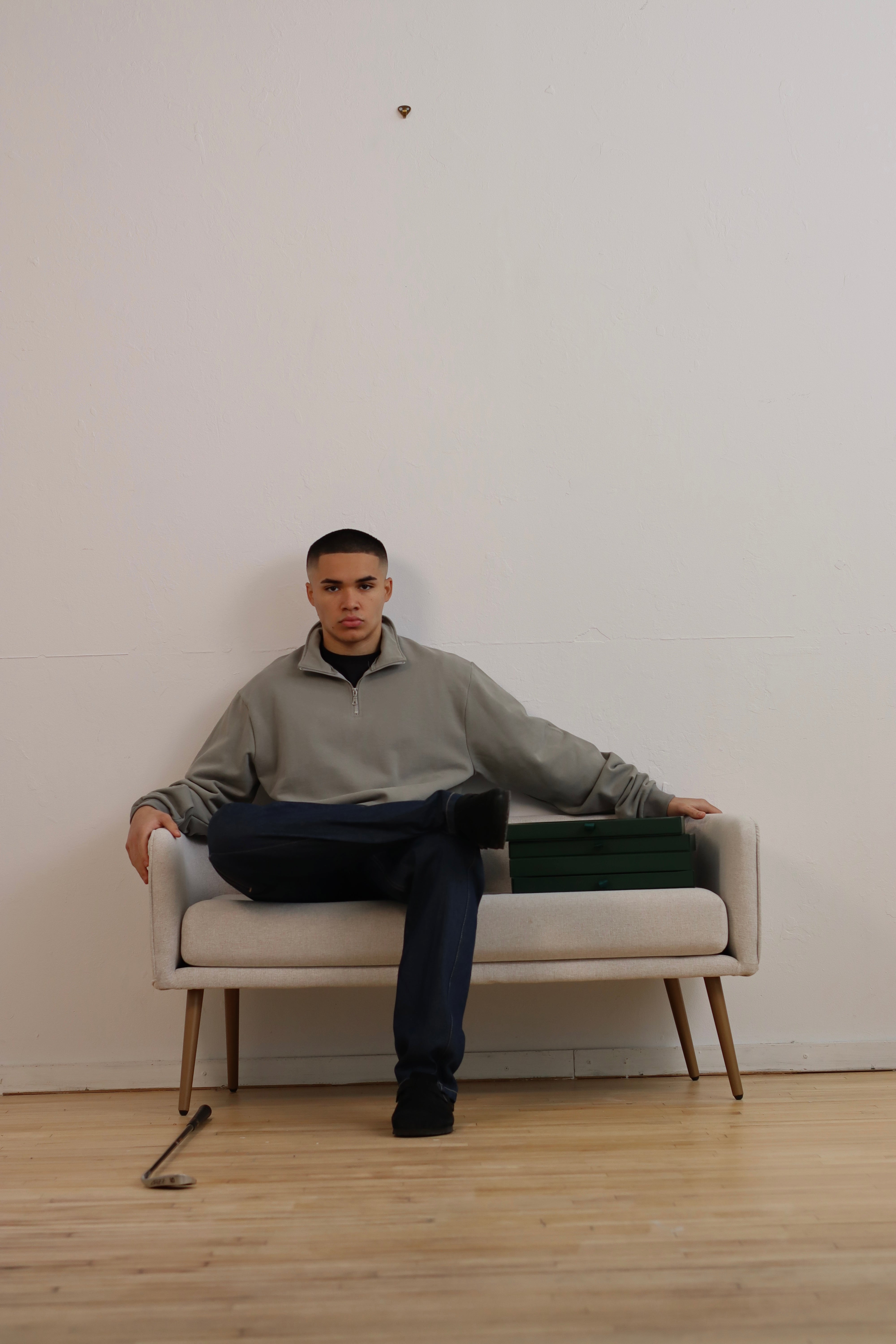 Essential Charcoal Grey Quarter Zip