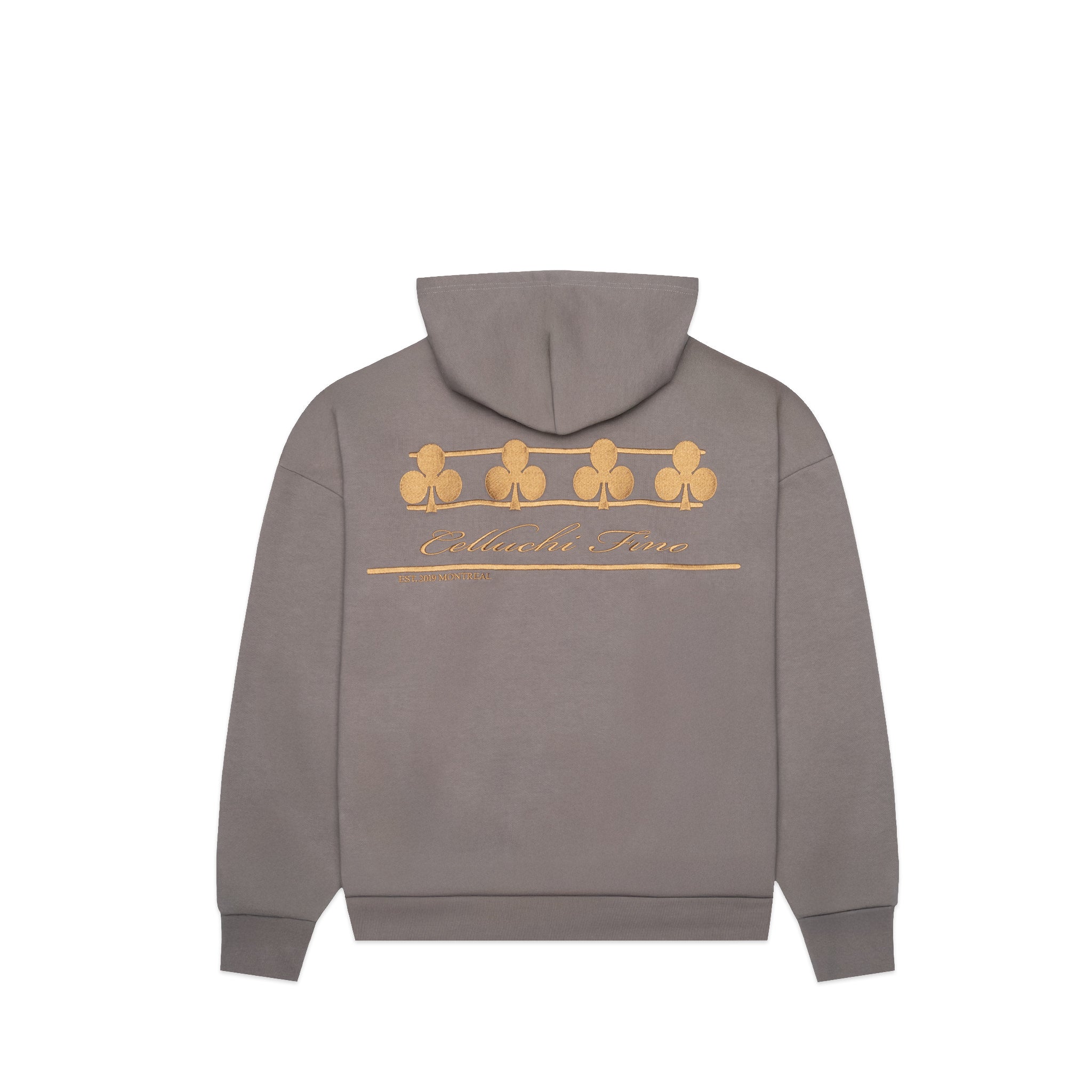 Grey Clover Hoodie